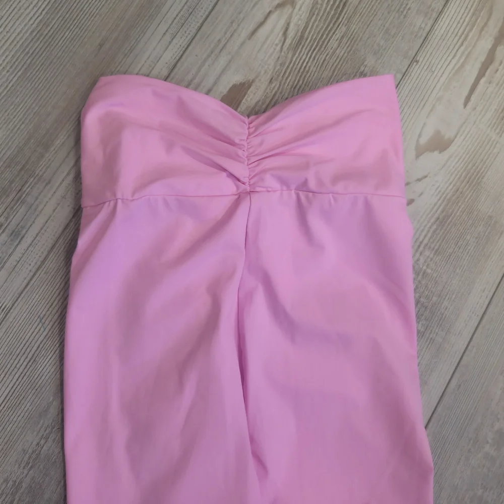 SKIMS Light Pink Swim Coverup Cinched Skirt-HOT ITEM! - Picture 8 of 8